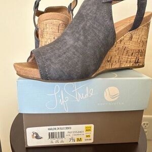 LifeStride Soft System Women’s  Harlow, DK Blue Den10, size 7 1/2